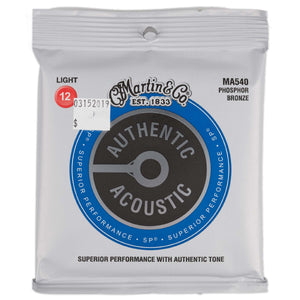 MARTIN MA540 AUTHENTIC ACOUSTIC SP STRINGS LIGHT 12-54