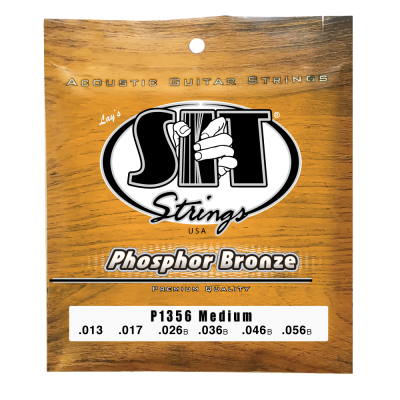 SIT PHOSPHOR BRONZE ACOUSTIC STRINGS MEDIUM 13-56