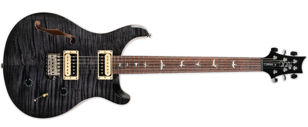 PRS SE CUSTOM 22 SEMI-HOLLOW GREY BLACK | Stang Guitars