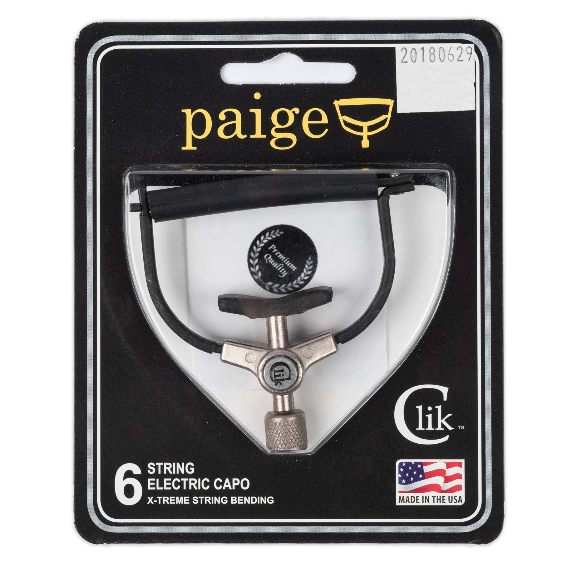 PAIGE CLIK 6-STRING ELECTRIC GUITAR CAPO