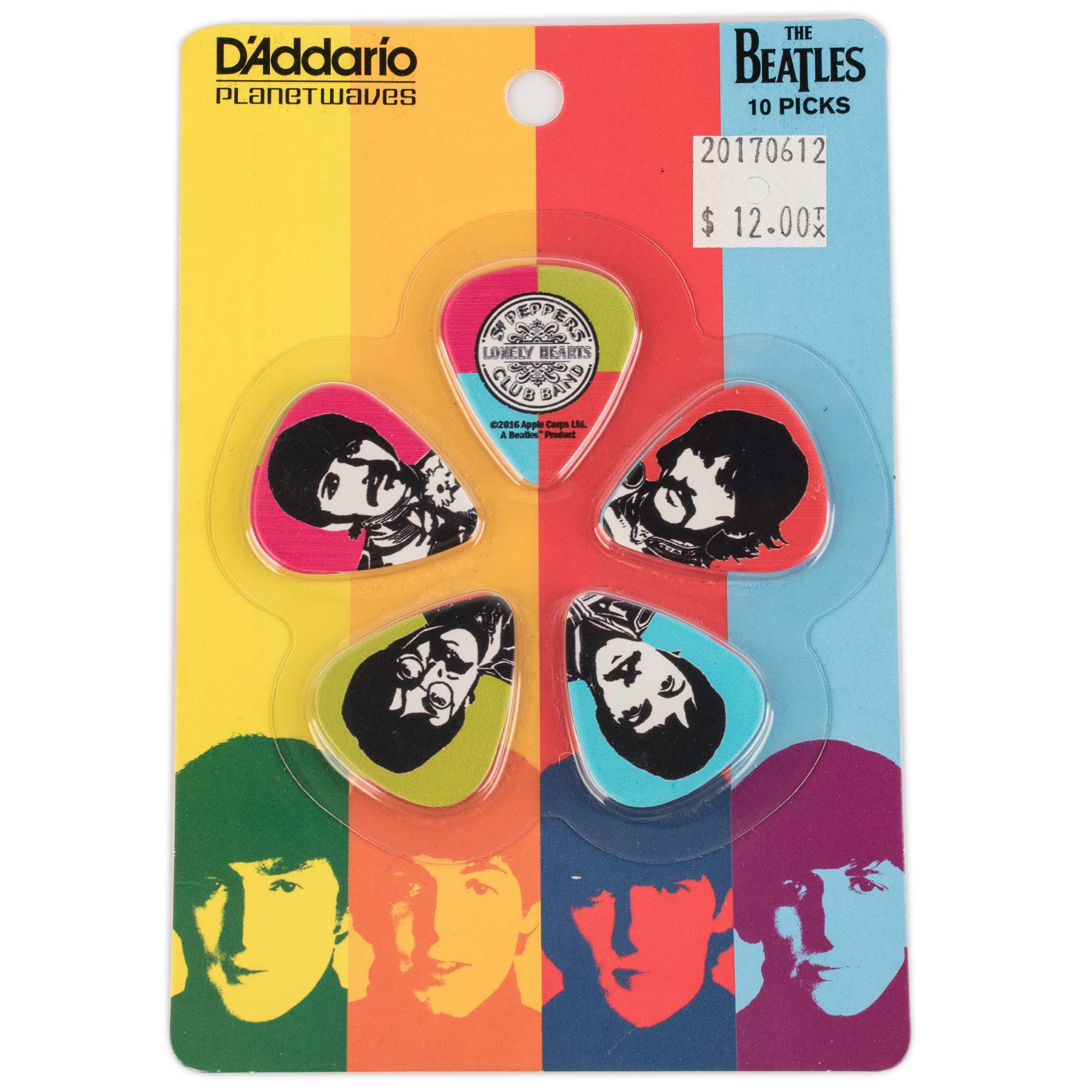 PLANET WAVES BEATLES SGT. PEPPERS PICK PACK- HEAVY