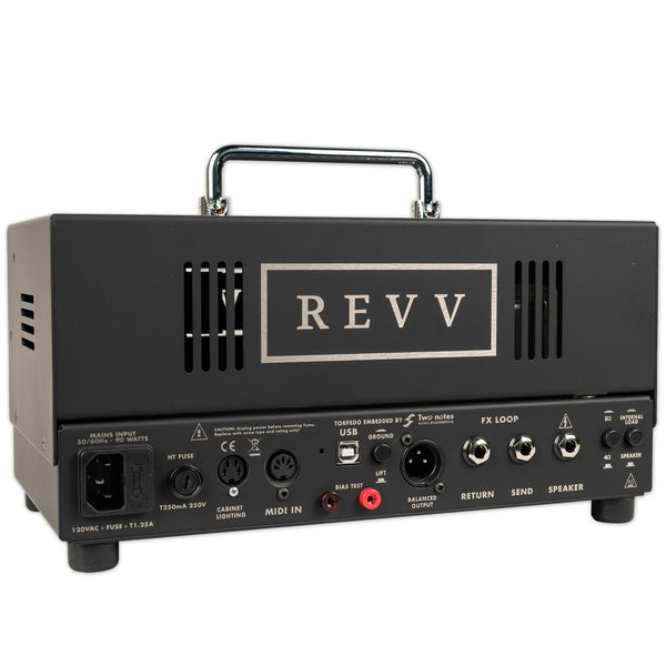 REVV D20 TWO NOTES TORPEDO EMBEDDED LUNCHBOX GUITAR AMPLIFIER