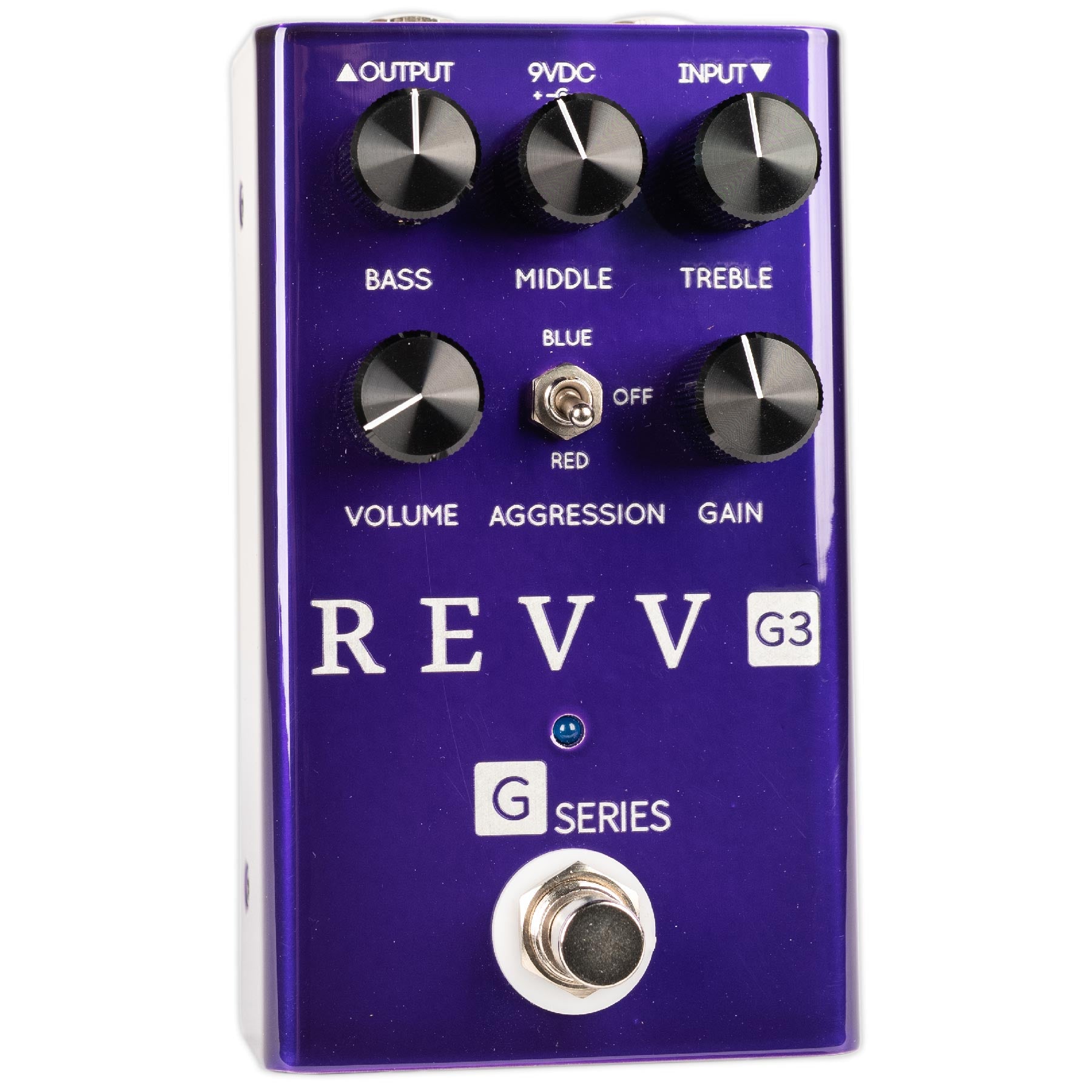 REVV G3 PURPLE CHANNEL OVERDRIVE/DISTORTION PEDAL