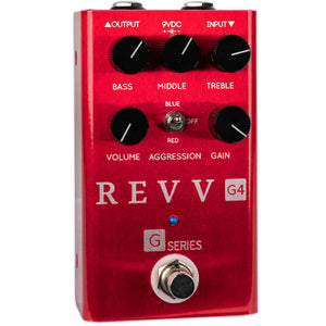 REVV G4 PEDAL RED CHANNEL OVERDRIVE/DISTORTION