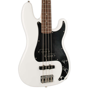 USED SQUIER AFFINITY PRECISION BASS WHITE W/CASE