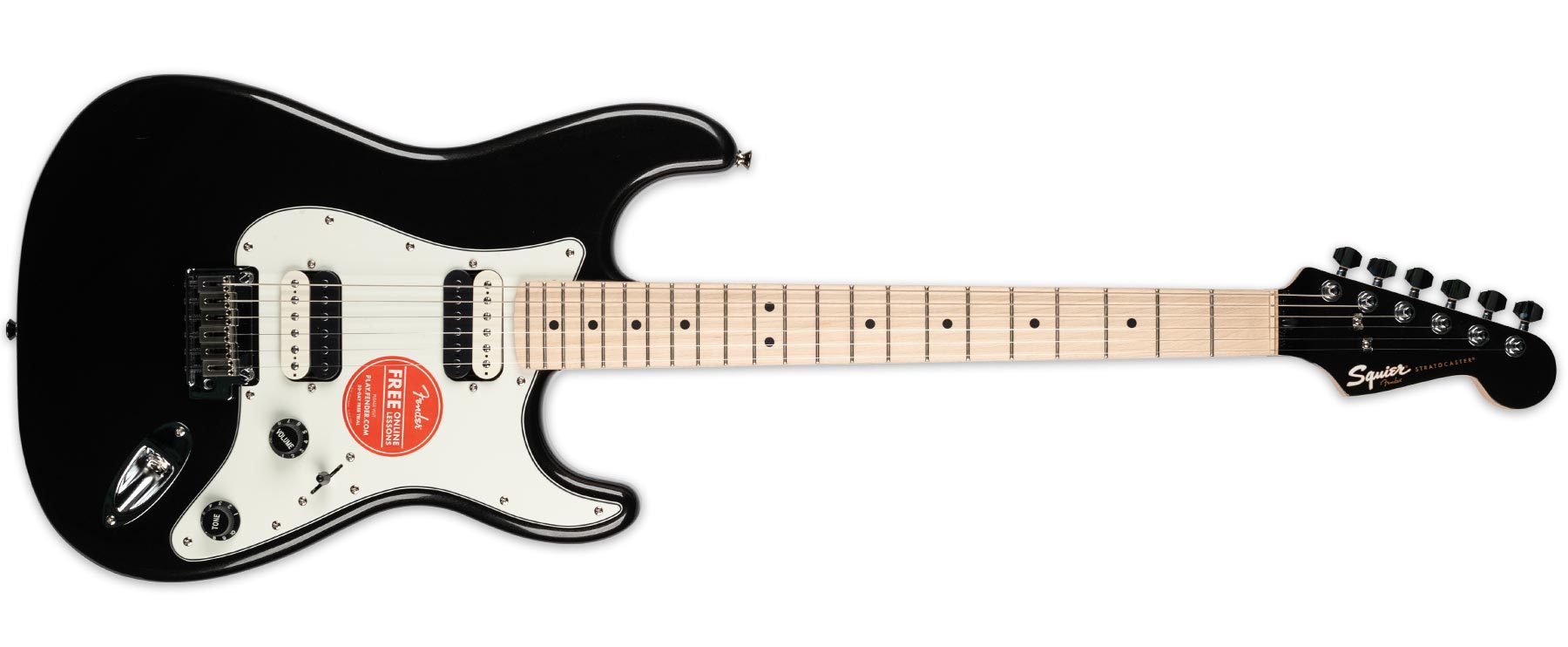 SQUIER CONTEMPORARY STRATOCASTER HH- BLACK METALLIC | Stang Guitars