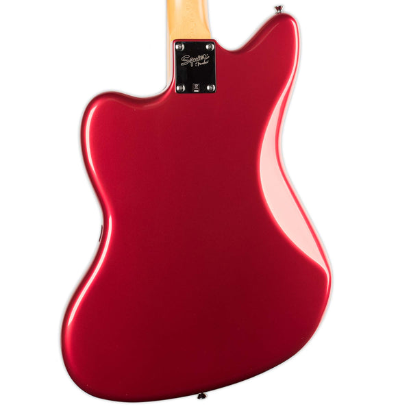 SQUIER DELUXE JAZZMASTER CANDY APPLE RED WITH TREMOLO