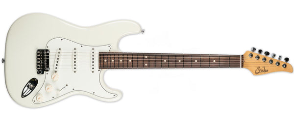 SUHR CLASSIC S SSS INDIAN ROSEWOOD FINGERBOARD- OLYMPIC WHITE