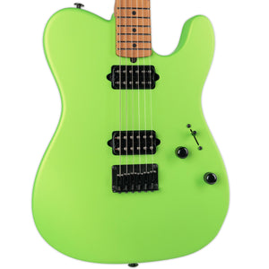 USED SUHR CUSTOM CLASSIC T- LIME FREEZE, SWAMP ASH, ROASTED MAPLE NECK