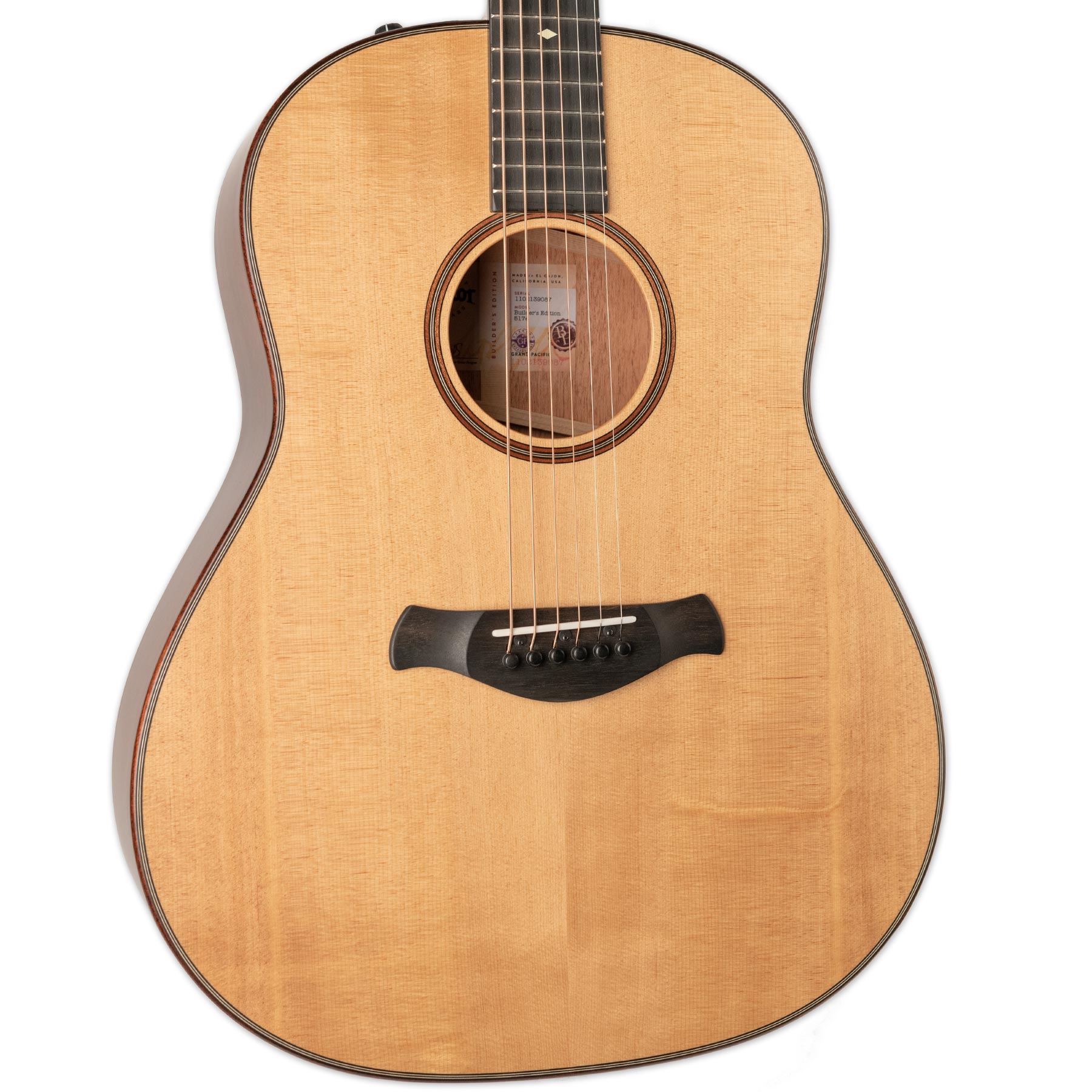 TAYLOR BUILDER'S EDITION 517e SILENT SATIN GRAND PACIFIC V-CLASS BRACING