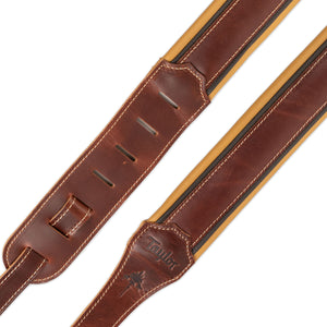 TAYLOR 4116-25 ASCENSION 2.5” GUITAR STRAP CORDOVAN LEATHER