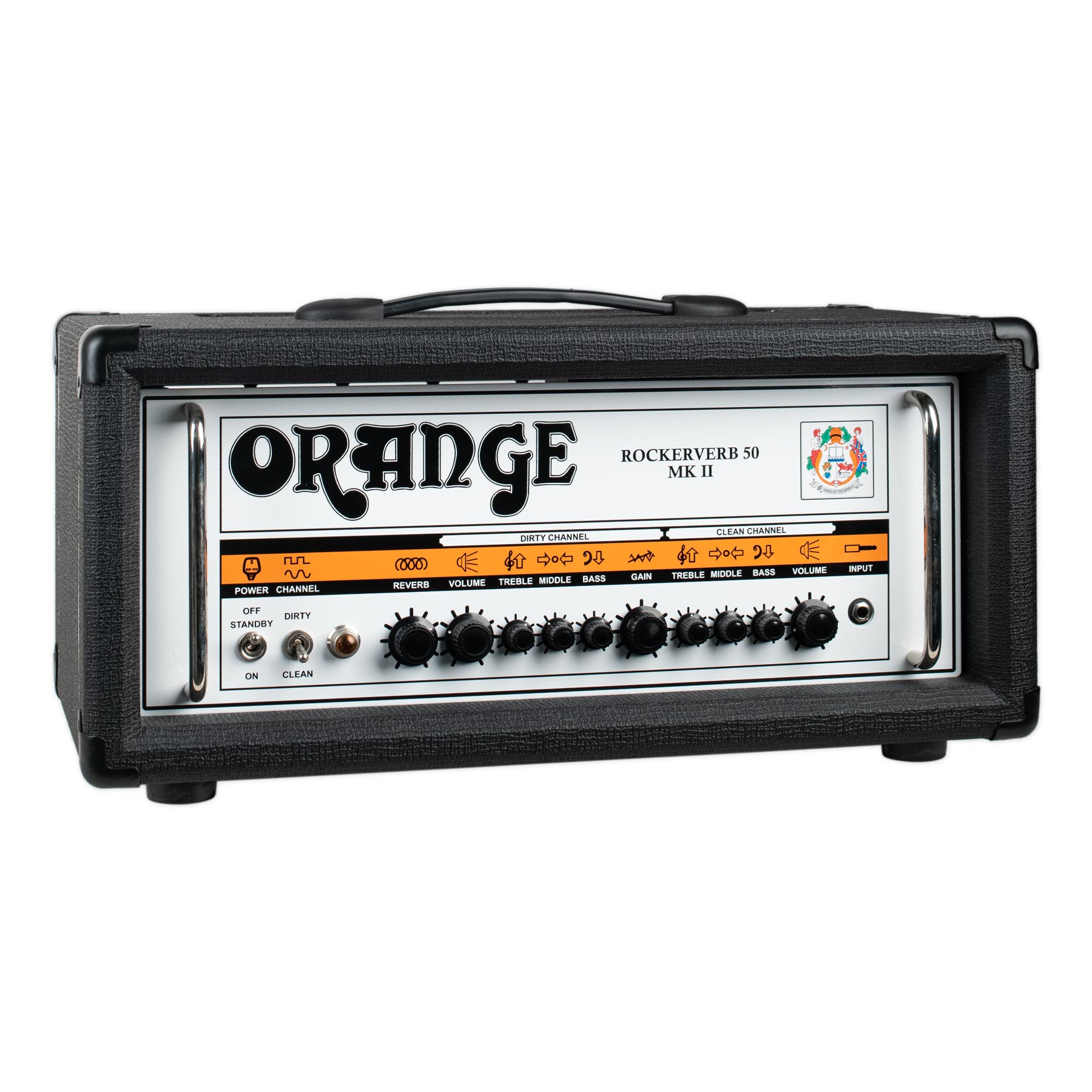 USED ORANGE ROCKERVERB 50 MKII HEAD WITH FOOTSWITCH | Stang Guitars