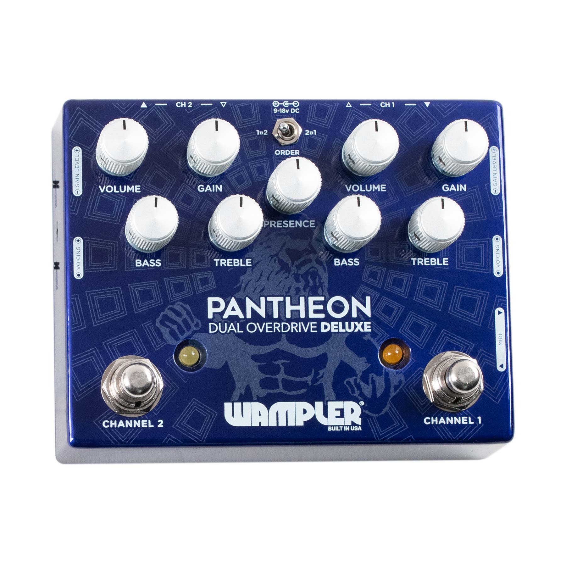 WAMPLER PANTHEON DELUXE DUAL OVERDRIVE PEDAL