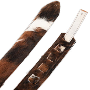 WELL-HUNG STRAPS COW HIDE
