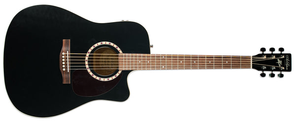 ART & LUTHERIE CUTAWAY CEDAR BLACK WITH PICKUP