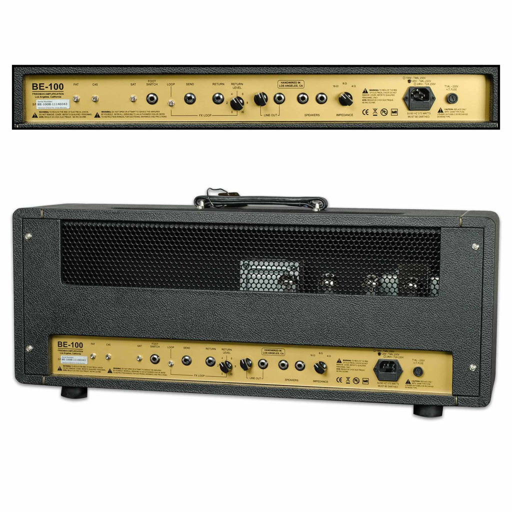 friedman brown eye pedal FRIEDMAN BROWN EYE BE-100 GUITAR AMPLIFIER HEAD