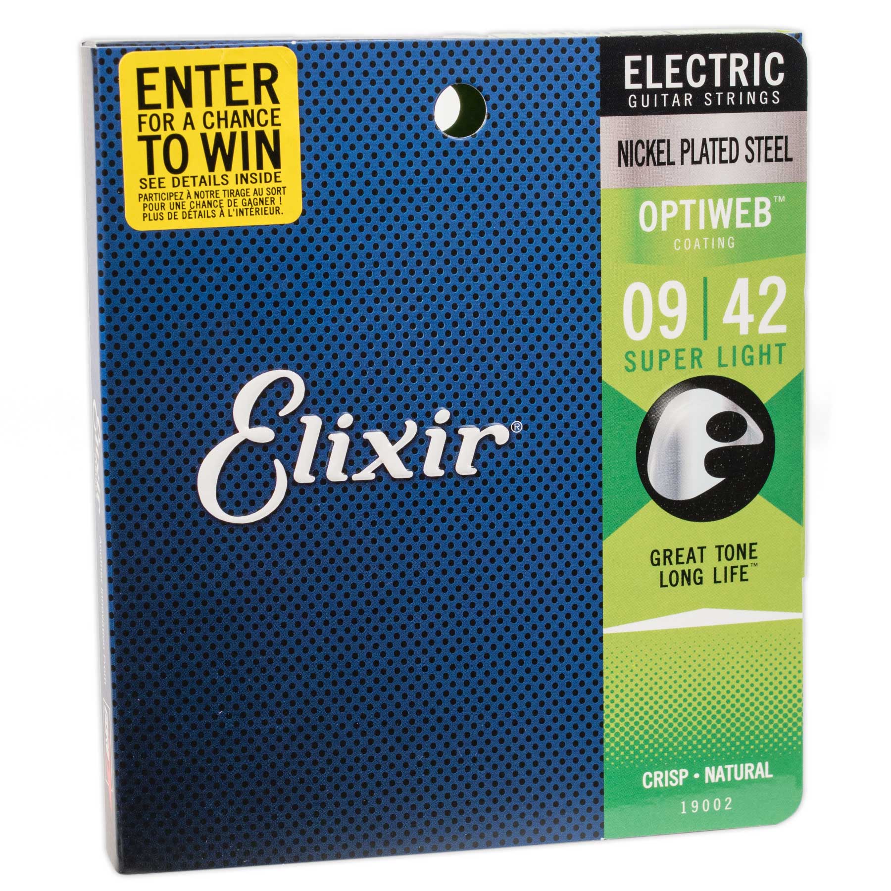 ELIXIR OPTIWEB ELECTRIC STRINGS SUPER LIGHT 9-42