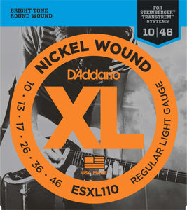 D'ADDARIO NICKEL WOULD DOUBLE BALL END ELECTRIC GUITAR STRINGS REGULAR LIGHT 10-46