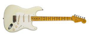 FENDER 1957 STRATOCASTER JOURNEYMAN RELIC MN AGED OLYMPIC WHITE