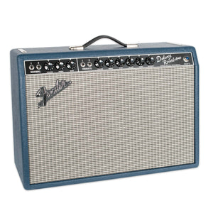 FENDER DELUXE REVERB LIMITED EDITION NAVY BLUE TOLEX AND ALINICO BLUE SPEAKER