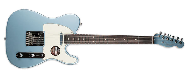 FENDER MAGNIFICENT 7 LIMITED EDITION AMERICAN STANDARD TELECASTER WITH PAINTED HEADCAP ICE BLUE METALLIC