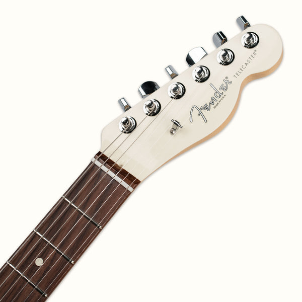 FENDER MAGNIFICENT 7 LIMITED EDITION AMERICAN STANDARD TELECASTER WITH PAINTED HEADCAP OLYMPIC WHITE