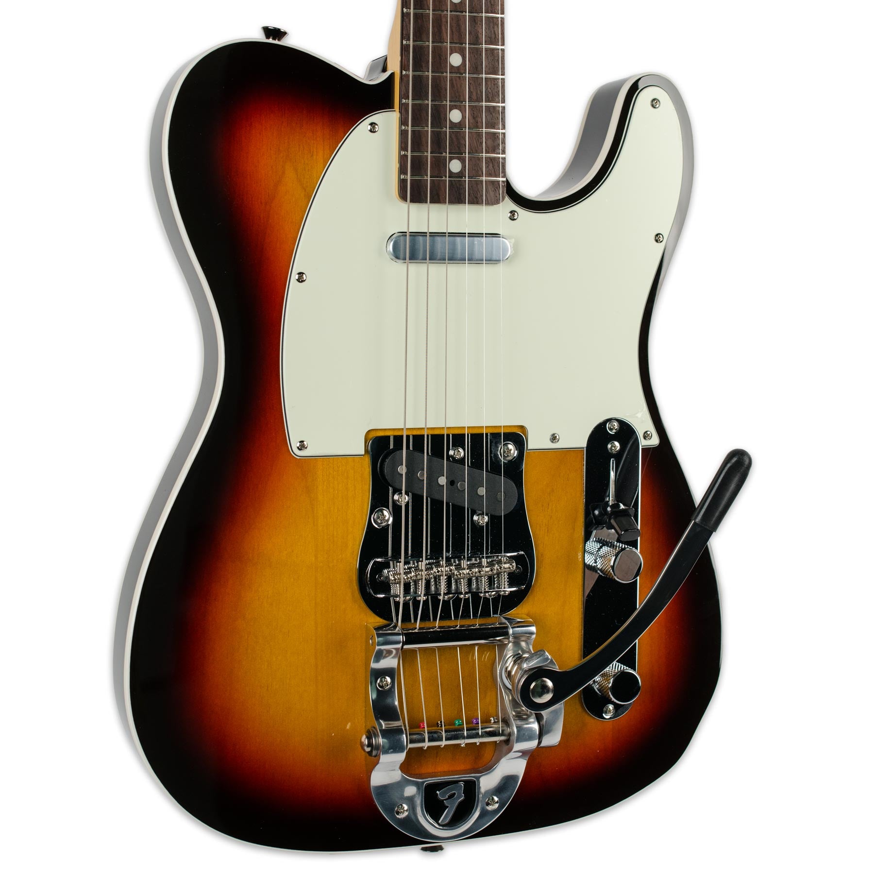FENDER 60'S TELECASTER WITH BIGSBY ROSEWOOD FINGERBOARD 3 TONE SUNBURST
