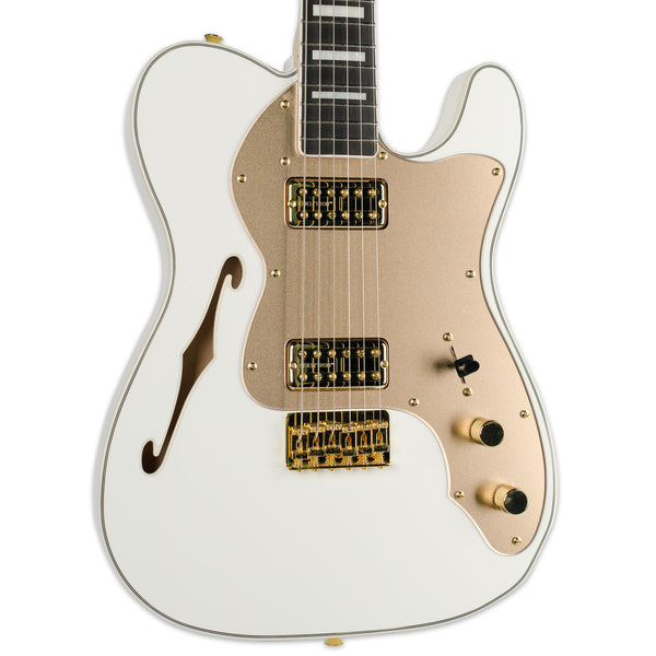 FENDER TELECASTER THINLINE SUPER DELUXE ROSEWOOD FINGERBOARD OLYMPIC WHITE