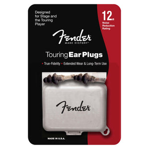 FENDER TOURING EAR PLUGS 12DB NOISE REDUCTION
