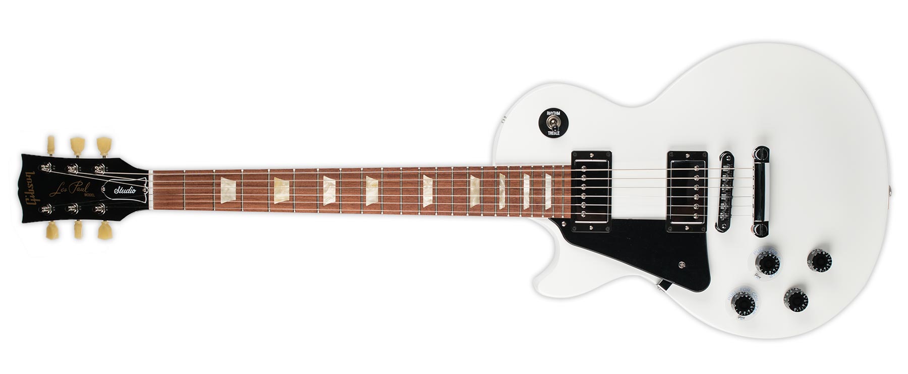 GIBSON LES PAUL STUDIO LEFTY ALPINE WHITE | Stang Guitars