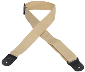 LEVY'S 2" POLYPROPYLENE GUITAR STRAP TAN