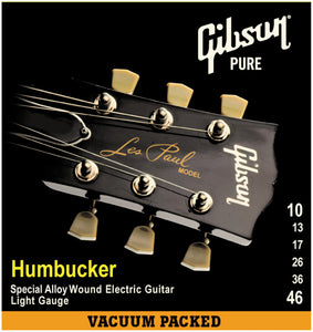 GIBSON HUMBUCKER STRINGS SPECIAL ALLOY WOUND LIGHT 10-46