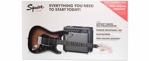 SQUIER AFFINITY SERIES STRATOCASTER HSS/FRONTMAN 15G PACK