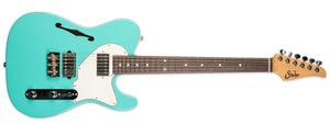 SUHR ALT T PRO SEAFOAM GREEN WITH INDIAN ROSEWOOD FINGERBOARD